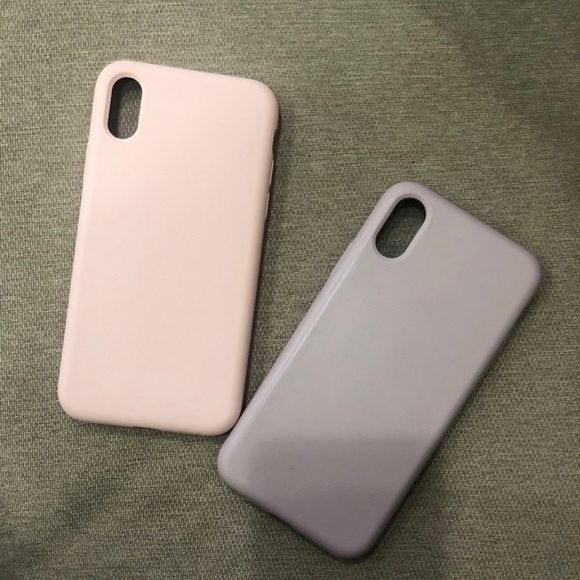 Bundle Silicone pastel IPhone X Cases - Picture 1 of 5